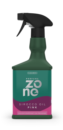 CLEAMEN PERFUME ZONE Sirocco oil pink 550 ml olejový osvěžovač vzduchu
