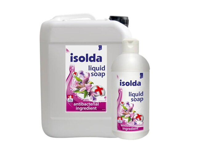 ISOLDA tekuté mýdlo s antibakteriální přísadou