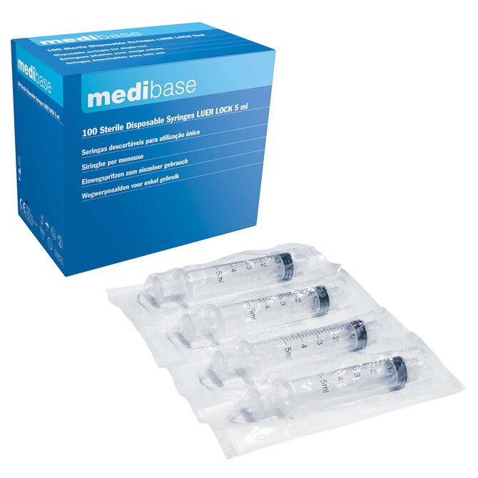 MediBase Sterilní Luer-Lock stříkačky